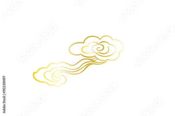 Obraz Traditional Chinese auspicious cloud pattern