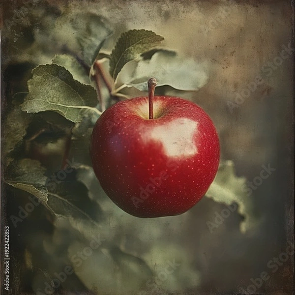 Obraz 真っ赤なリンゴ実る