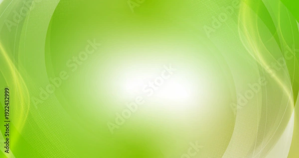 Obraz Green wave abstract vector background