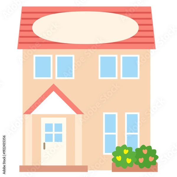 Obraz 街の施設　店舗　家　お店