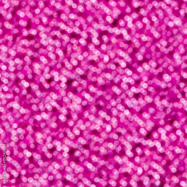 Obraz Abstract circular pink bokeh background. Seamless square texture.