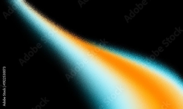 Obraz gradient background with blue and orange noise texture