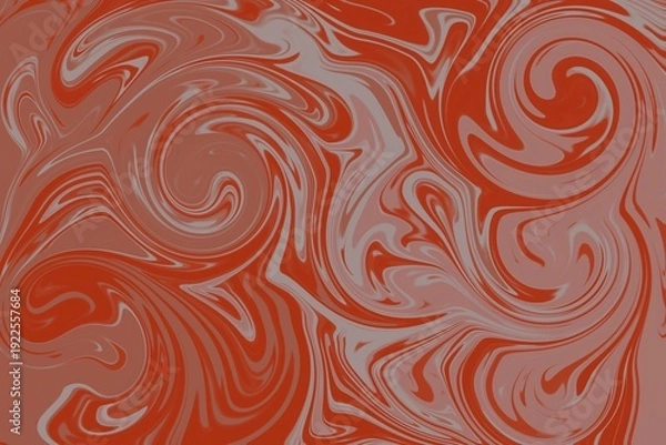 Obraz Red and grey color marble pattern seamless background
