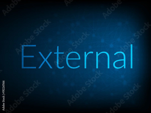 Fototapeta External abstract Technology Backgound