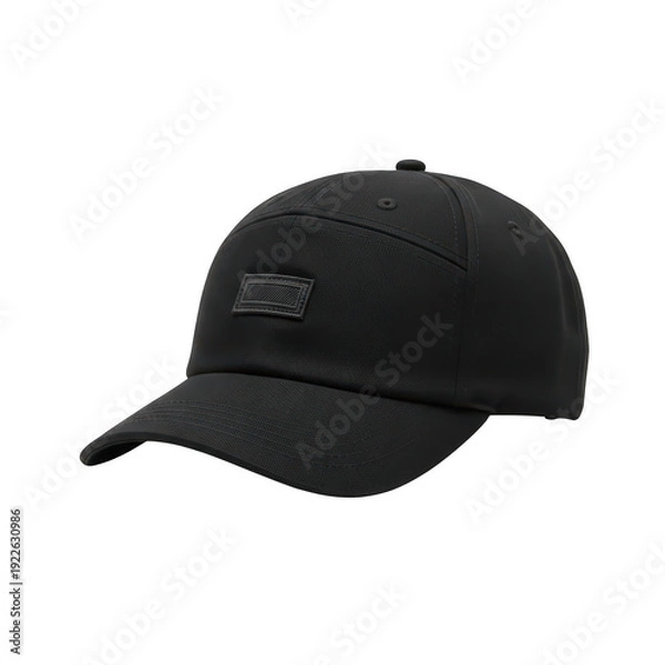 Obraz black cap isolated on transparent background 