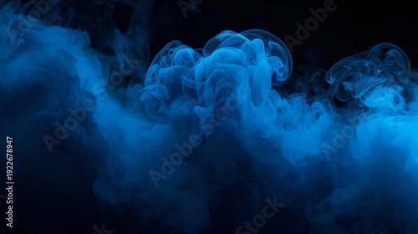 Obraz blue and white abstract background