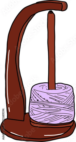 Obraz 얀홀더 거치대 뜨개용품 코바늘 대바늘 