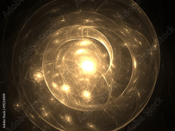 Fototapeta Abstract yellow background