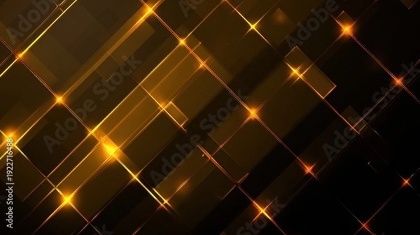 Obraz Abstract gold lines geometric shape shimmering background