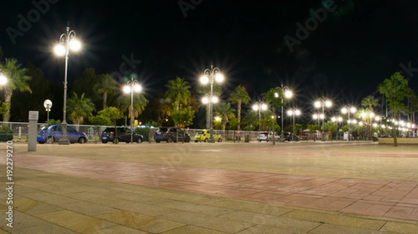 Obraz Larnaca street at night