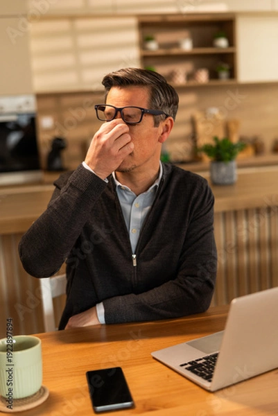 Obraz Angry Business Man