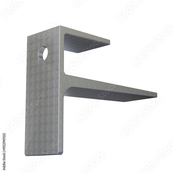 Obraz Single Hole Aluminum Shelf Bracket