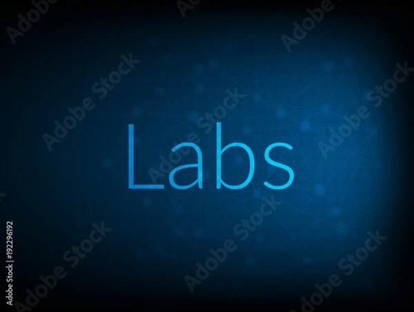 Fototapeta Labs abstract Technology Backgound