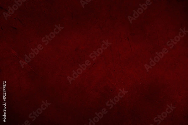 Obraz Dark red textured concrete wall background