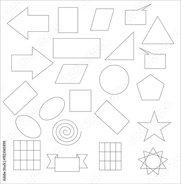 Obraz set of vector arrows