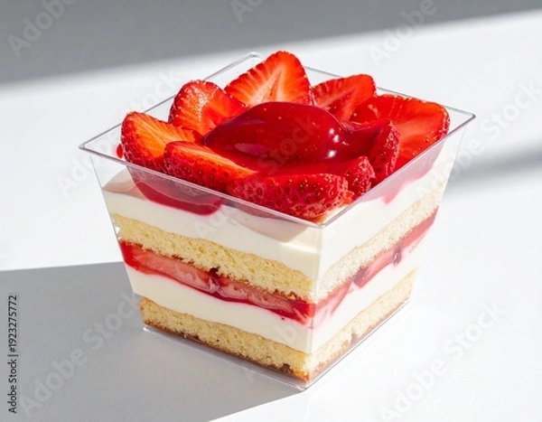 Obraz strawberry dessert cake