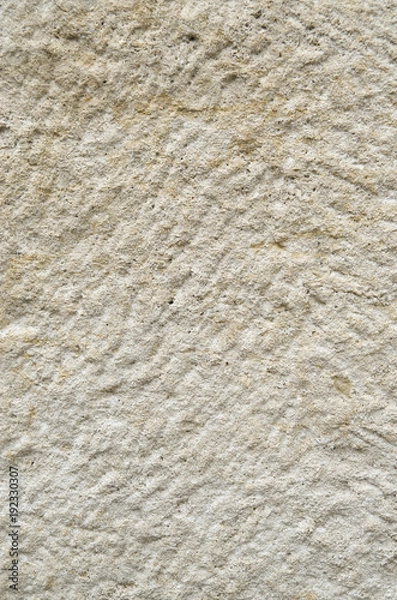 Fototapeta Ecru processed limestone closeup