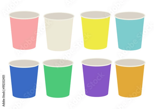 Fototapeta 紙コップ　イラスト
