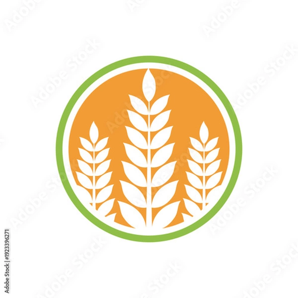 Obraz Wheat Logo icon
