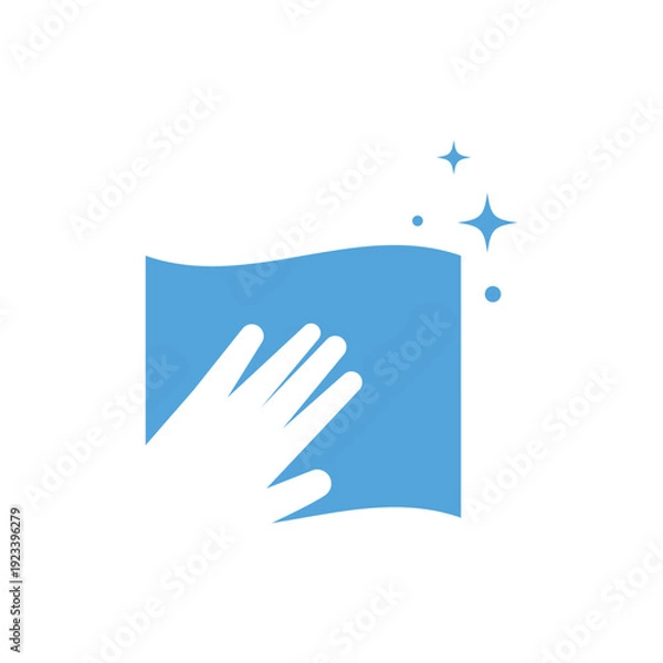 Obraz Cleaning logo icon