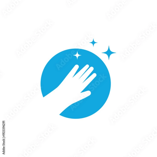 Obraz Cleaning logo icon