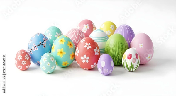 Obraz colorful easter eggs