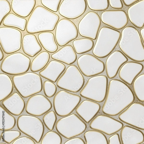 Fototapeta 白いシームレスなリピートパターン柄