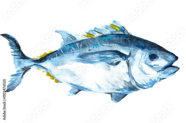 Obraz マグロの水彩イラスト素材