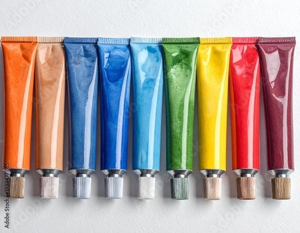 Obraz 絵の具　チューブ