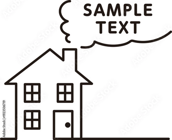 Obraz 住宅広告向けアウトライン見出し装飾