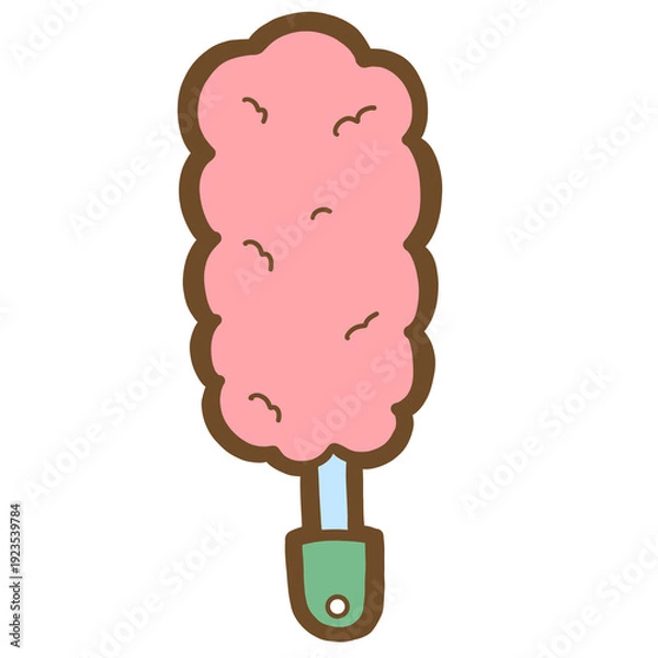 Obraz Cute Feather duster Organization Clipart 