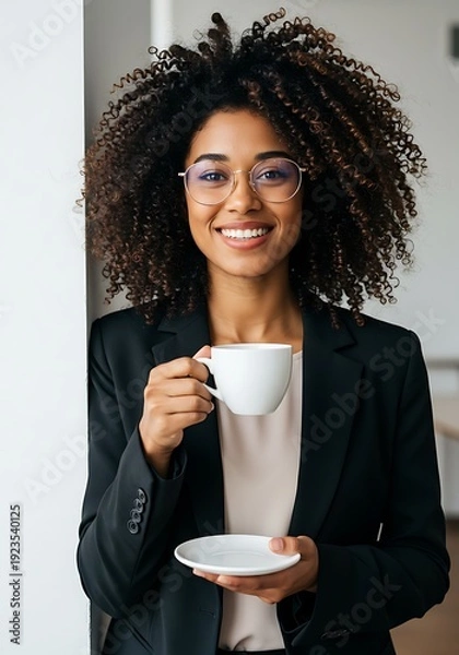 Obraz 朝のひととき、静かな笑顔