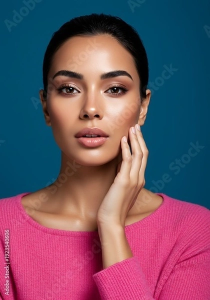 Obraz 紺碧の肌触り