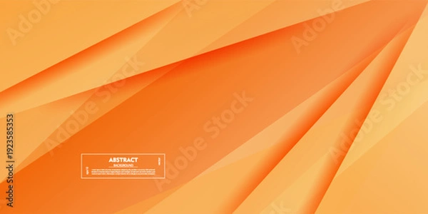 Obraz Bright abstract background with orange elements. Cool banner background. EPS10 vector.