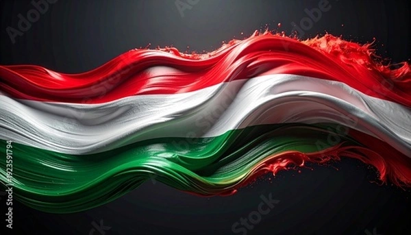 Obraz Hungary flag