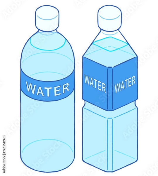 Obraz 飲料水のボトル