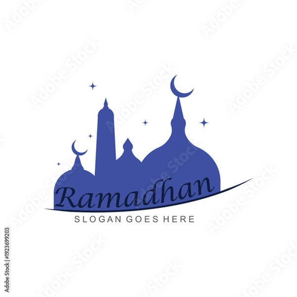 Obraz ramadhan kareem logo template