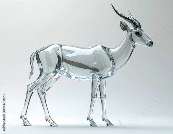 Obraz ガラスで出来たカモシカ