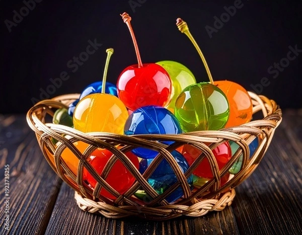 Obraz ガラス製のフルーツ