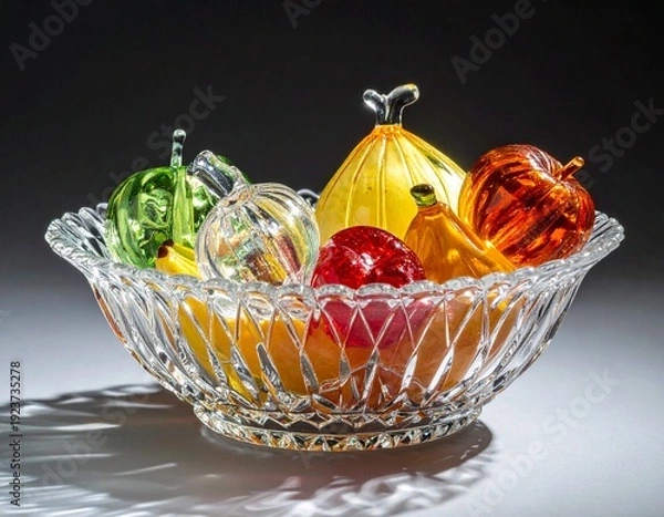 Obraz ガラス製のフルーツ