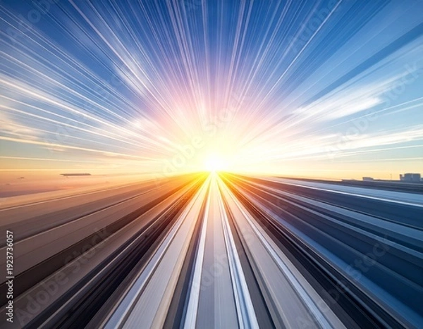 Obraz キラキラ　集中線