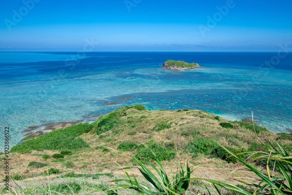 Obraz 石垣島最北端平久保崎灯台