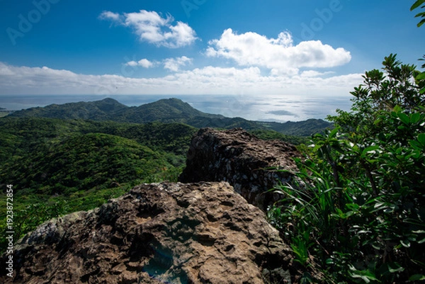 Obraz 野底岳（マーペー）頂上より