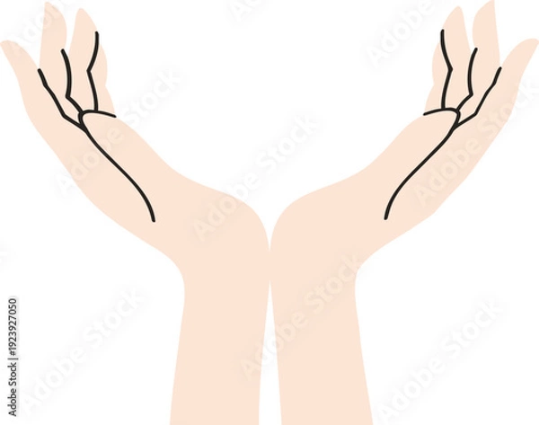 Obraz 떠받드는손