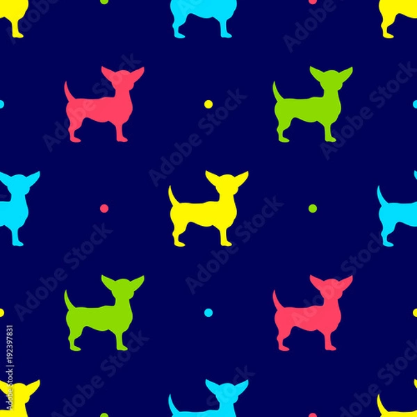 Obraz chihuahua seamless