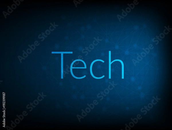 Fototapeta Tech abstract Technology Backgound