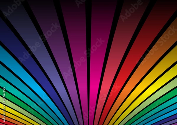 Fototapeta Rainbow colored background