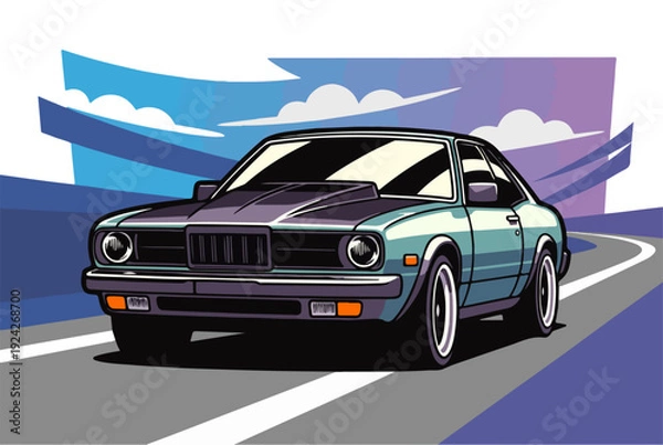 Obraz Modern Car Graphic