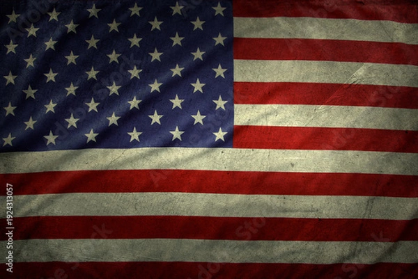 Obraz Grunge American flag