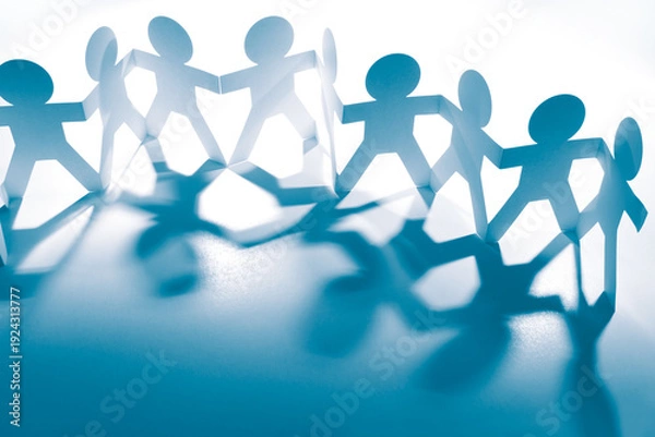 Obraz Team holding hands united